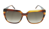 Square Sunglasses "STRIPED COGNAC" MCM701S-256