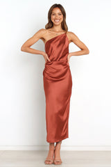Luella Dress - Rust