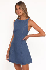 Katina Mini Dress - Denim