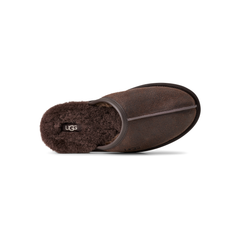 Men's Scuff Leather Distressed in Dusted Cocoa