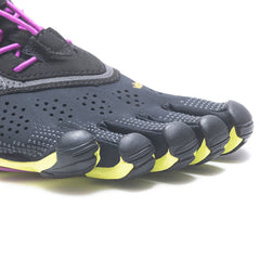 Women's V-Run in Black/Yellow/Purple