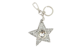 Rhinestone Star Glitter Keyring "Silver" S35UA0176P3508H7730