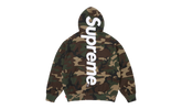 Satin Appliqué Hooded Sweatshirt "SS26 - Woodland Camo" SU27497