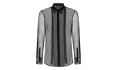 Evening See Through Bow Shirt "Black" S74DM0800S78522900