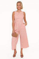 Ester Jumpsuit - Pale Pink