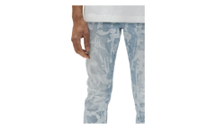 Skinny Grunge Print Jean "Light Indigo" P001 SGGT325