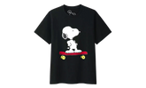 Uniqlo x Peanuts Snoopy Skateboarding Tee "Black" KAWS202500