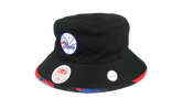 NBA Hardwood Classics Hyper Bucket Hat "Philadelphia 76ers - Black" HBKB2994 P76YYPPPBLCK