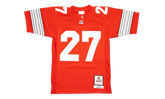 NCAA Eddie George Dark Football Jersey "1995 Ohio State - University Red" LGJY3234 OST95EGRUNRD