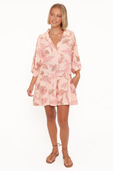 Ellisa Romper - Pink Floral
