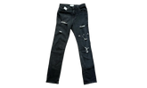 Distressed Stretch Slim-Fit Jeans "Black Savanna" MH24D615 B1405BKSAV