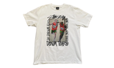 Stussy Pass The Baton Short Sleeve Tee Shirt "White" DT333