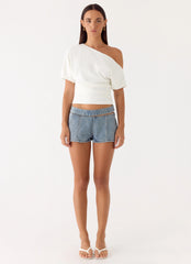 Janni Off Shoulder Top - White