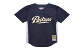 MLB Trevor Hoffman Authentic Batting Practice Pullover Jersey "2007 San Diego Padres – Navy" ABPJAC20014 SDPNAVY07THF