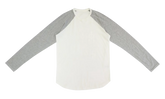 Cemetery Cross Straight Longsleeve T-Shirt "Grey / White" CHRM1187