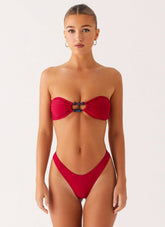 Cuba Bikini Bottoms - Fuchsia