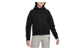 Sportswear Tech Fleece Girls' Full-Zip Hoodie GS "Black / Black / Black" FD2979 010