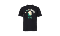 Tie Dye College Tee "Black" 242546M213108
