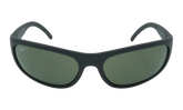 Predator Rectangular Polarized Sunglasses "Matte Black" RB4033-601-S48_60