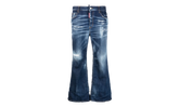 Super Flare Cropped Jeans WMNS "Denim" S72LB0640S30342470