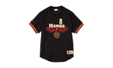 NBA Steve Smith Name & Number Mesh Crewneck "Atlanta Hawks - Black" BA84WX AHA K CCO