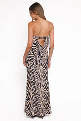 Agnes Skirt Set - Brown Zebra