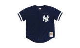 MLB Bernie Williams Authentic Batting Practice Button Front Jersey "1998 New York Yankees - Navy" ABBFAC20020 NYYNAVY98BWI