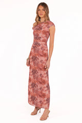 Bloise Maxi Skirt - Blurred Botanics