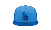 Los Angeles Dodgers Tri-Tone Team 59FIFTY Fitted Hat "Blue" 60355914