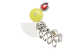 Rhinestone Shapes Brooch "Yellow / White" SM1VK0041P6479978