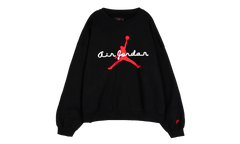 Jordan Brooklyn Fleece Crewneck Sweatshirt "Black / Infrared 23" IF1845 010