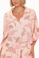 Ellisa Romper - Pink Floral