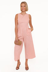 Ester Jumpsuit - Pale Pink