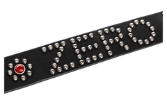 Studded Belt "Zero - Black" P26SPZ017 BLK