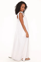 Amber Maxi Dress - White
