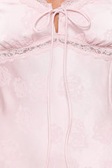 Melita Lace Maxi Dress - Pink