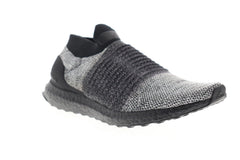 Ultraboost Laceless BB6137 Mens Black Canvas Athletic Running Shoes