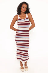 Barnes Midi Dress - Multi Stripe