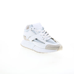 Evander Womens White Synthetic Lace Up Lifestyle Sneakers Shoes