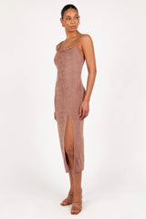 Diani Dress - Banksia Brown